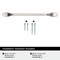 Amerock Ravino 6-5/16 inch (160mm) Center-to-Center Satin Nickel Cabinet Pull, 25PK 25VMP21938G10 - alternate 4