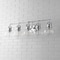 Jonathan Y Shirley 36.25" 5-Light Farmhouse Industrial Metal LED Vanity Light w/Seeded Glass Globe Shades, Chrom JYL7906A - alternate 4