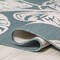 Jonathan Y Tobago High-Low Two-Tone Monstera Leaf Blue/Ivory 3 ft. x 5 ft. Indoor/Outdoor Area Rug HWC100C-3 - alternate 3