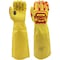 Ironwear A5 Cut Resistant Heavy Duty Gloves with Sandy Nitrile Palm and Hi Vis TPR, X-Large 4966-XL - alternate 1