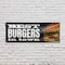 Signmission The Best Burgers In Town, 18 Inch x 48 Inch, Vinyl Banner B-30887 - alternate 3