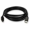 Add-On 15FT DISPLAYPORT 1.2 MALE TO MALE BLACK CABLE MAX RESOLUTION UP TO 3840X21 DP2DPMM15 - alternate 2