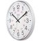 Infinity Instruments Prosaic 24-Hour ITC Business Wall Clock, Silver, 12 in 90/1224-1SV - alternate 3