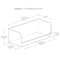 Azar Displays Large Wide Clear Stackable Bin, 2PK 556722-2PK - alternate 2
