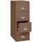 Fireking 4 Drawer, 2 Hr Fire & Impact Rated, Vertical, 31" depth Letter Tan 4-1956-2TN - alternate 2
