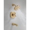 Delta Stryke 14 Series Tub and Shower, 4.22 in, Lumicoat Champagne Bronze T144766-CZ-PR - alternate 4