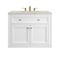 James Martin Vanities Chicago 36" Single Vanity, Glossy White, w/ 3 CM Siberian Silestone Top 503-V36-GW-3SFR - alternate 3