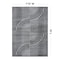 World Rug Gallery Contemporary Arch Knot Design Area Rug 7 ft 10 in x 10 ft Black WR33BLACK8X10 - alternate 5