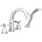 Delta Stryke Roman Tub Trim with Hand Shower, 12.25 in, Lumicoat Chrome T47776-PR - alternate 1
