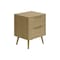 Monarch Specialties Accent Table, Side Table, Storage Drawer, Nightstand, Bedroom, Living Room, Natural, Contemporary I 3692 - alternate 1