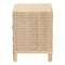 Bali & Pari Lanica Japandi Sun Bleached Rattan 3-Drawer Nightstand 248-13728-ZORO - alternate 3