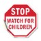 Signmission Stop Watch For Children, 10 Inch X 10 Inch, Vinyl Decal OC-D-10-36 - alternate 1