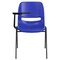 Flash Furniture Blue Ergonomic Shell Chair with Right Handed Flip-Up Tablet Arm, PK5 5-RUT-EO1-BL-RTAB-GG - alternate 4