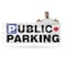 Signmission Public Parking Right, 48 Inch x 120 Inch, Vinyl Banner B-120-30823 - alternate 4