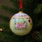 Homeroots Baby's First Christmas with Motifs Hand Painted Mouth Blown Glass Ornament 477454 - alternate 4