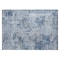 Homeroots 2' X 3' Blue Abstract Washable Non Skid Indoor Outdoor Area Rug 564233 - alternate 4