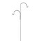 Best Garden 91'' Black Wrought Iron Double Offset Shepherd Hook 910H125B - alternate 2