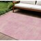 Homeroots 8' X 10' Pink Washable Indoor Outdoor Area Rug 598845 - alternate 1