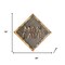 Homeroots 19" X 18" Gray And Natural Man Cave Metal And Wood Wall Decor 636046 - alternate 2