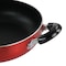 Better Chef 10 Inch Red Aluminum Deep Frying Pan with Glass Lid DF1002R - alternate 5