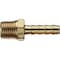 Tru-Flate 3/8'' Barb 1/4'' MNPT Brass Hose End 21-143 - alternate 1