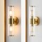 Jonathan Y Quinn 15.5" 2-Light Mid-Century Modern Iron/Acrylic LED Sconce, Brass Gold/Clear JYL9913A - alternate 2