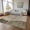 Homeroots 5' X 8' Brown Taupe And Beige Abstract Washable Indoor Outdoor Area Rug 582003 - alternate 2