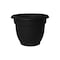 Bloem Planter Ariana 8.5in H X 10in D Resin Elegant Black Black 20-56910 - alternate 2