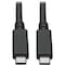 Eaton EATON USB-C Cable M/m, USB 3.2, Gen 2 10 Gbps, 5a 100w Rating, Usb-if U420-C03-G2-5A - alternate 1