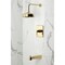 Kingston Brass Single-Handle Pressure Balanced Tub and Shower Faucet, Polished Brass KB6342NDL - alternate 3