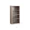 Homeroots 48" Taupe Distressed Wood Adjustable Four Tier Bookcase 333507 - alternate 5