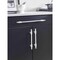 Amerock Urbanite 10-1/16 in 256 mm Center-to-Center Polished Chrome/White Cabinet Pull BP77825626WHT - alternate 2