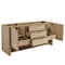 James Martin Vanities Solene 72" Double Vanity, Seaside Oak, w/ 3 CM Tajnar Eclos Top w/FreePower Wireless Charger D225-V72-SSO-FTJR - alternate 4