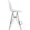Leisuremod Cresco Acrylic Barstool - Modern ABS Plastic Counter Stool with Steel Legs & Footrest, 2PK CRBL-30CL2 - alternate 4