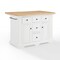 Crosley Julia Wood Top Kitchen Island KF30025WH-NA - alternate 1