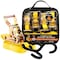 Xpose Safety Ratchet Straps Heavy Duty, 1 In x 15 FT Tie Down Straps Ratchet Operated with Double S Hooks, 4-PK RTD115-DSH-4-X - alternate 2