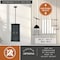 Vaxcel Wicker Park 3 Light Black Industrial Candle Cylinder Pendant P0101 - alternate 3
