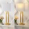 Jonathan Y Sabrina 28.5" Vintage Industrial Iron LED Table Lamp w/ Pull-Chain and USB Charging Port, Brass, 2PK JYL1126A-SET2 - alternate 6