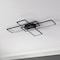 Jonathan Y Palco 39" Contemporary Minimalist Metal Adjustable Dimmable Geometric Integrated LED Flush Mount, Bla JYL7152A - alternate 5