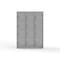 Strong Hold 14 GA 4-Tier Locker - 12 Compartments 4.66-12D-18-4T-L - alternate 2