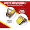 Mytee Products 10 Pc 2ft' x 12ft E Track Ratchet Straps with Spring E-Fittings, 4000 lbs - Yellow, 10PK ETKRS12x10 - alternate 5