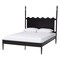 Baxton Studio Brantley Spindle Bedroom Set, Black, King 272-14805-14805-14806-14809-ZORO - alternate 3