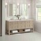 James Martin Vanities Breckenridge 72" Double Vanity, Whitewashed Oak, w/ 3 CM Siberian Silestone Top 330-V72-WWO-3SFR - alternate 7