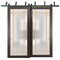 Sartodoors Sliding Closet Frosted Glass Barn Bypass Doors with Hardware Planum 2113 84x80 (2* 42x80) Solid Cor PLANUM2113BBB-CA-84 x 80 (2* 42x80) - alternate 1