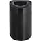 Safco 30 gal. Steel, Rigid Plastic Round Trash Can, Black 9920BL - alternate 1