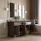 James Martin Vanities Brookfield 72" Double Vanity, Pecan, w/ 3 CM Phantome Eclos Top 547-V72-PCN-3PHT - alternate 4