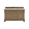 James Martin Vanities Brookfield 60 in. Single Vanity, Pecan w/ 3 CM Ethereal Noctis Silestone Top 547-V60S-PCN-3ENC - alternate 1