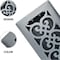 Sierra Grates 4 in. H X 10 in. W Powder Coat Steel, Granite Grey Floor Register VIC410-GRY - alternate 2