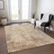 Homeroots 5' X 8' Copper And Beige Abstract Washable Indoor Outdoor Area Rug 605543 - alternate 2