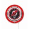 Holland Bar Stool Co New Jersey Devils Double Neon 15" Clock, NHL Clk15NJDevl - alternate 1
